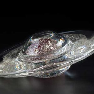 blown glass paperweight