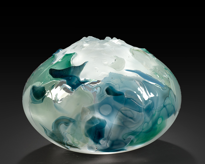 hand blown glass sculpture